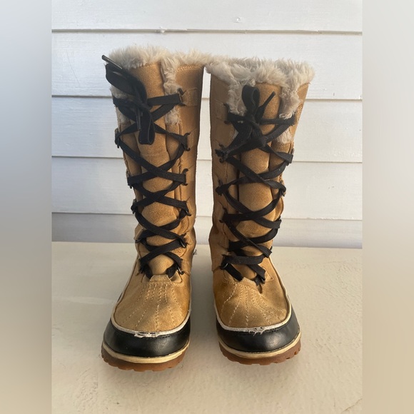 Tan Sorel Tivoli II Tall Winter Boots - Picture 1 of 10